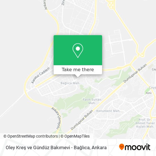 Oley Kreş ve Gündüz Bakımevi - Bağlıca map