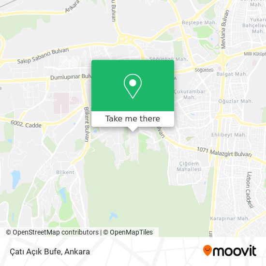 Çatı Açık Bufe map