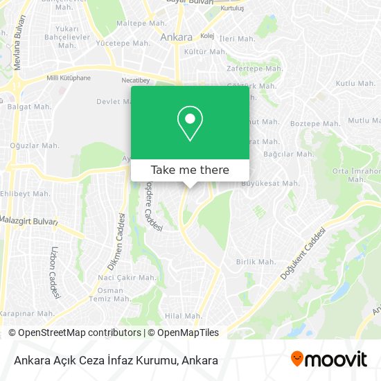 Ankara Açık Ceza İnfaz Kurumu map