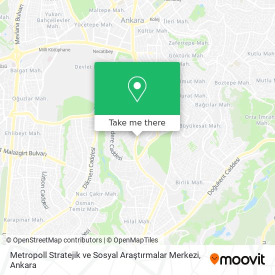 Metropoll Stratejik ve Sosyal Araştırmalar Merkezi map