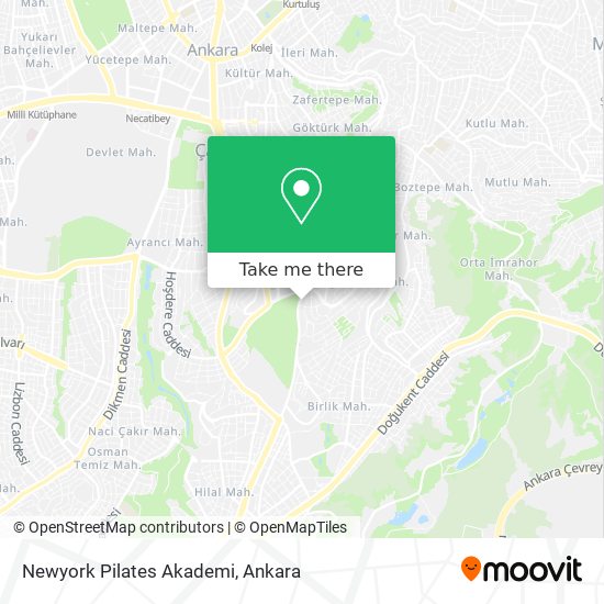 Newyork Pilates Akademi map