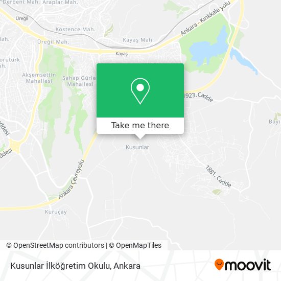 Kusunlar İlköğretim Okulu map