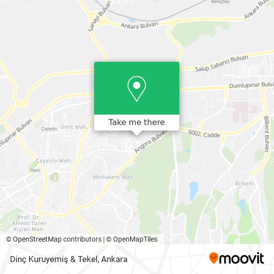 Dinç Kuruyemiş & Tekel map