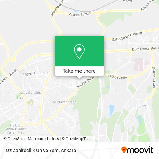 Öz Zahirecilik Un ve Yem map
