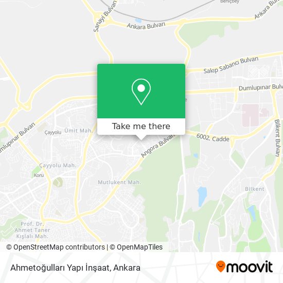 Ahmetoğulları Yapı İnşaat map