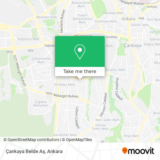 Çankaya Belde Aş map