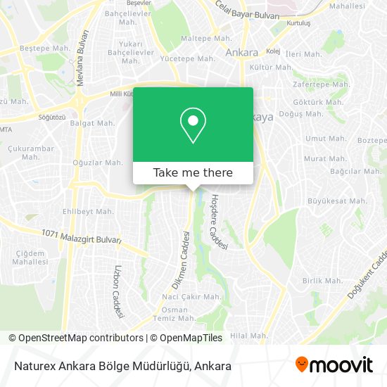 Naturex Ankara Bölge Müdürlüğü map