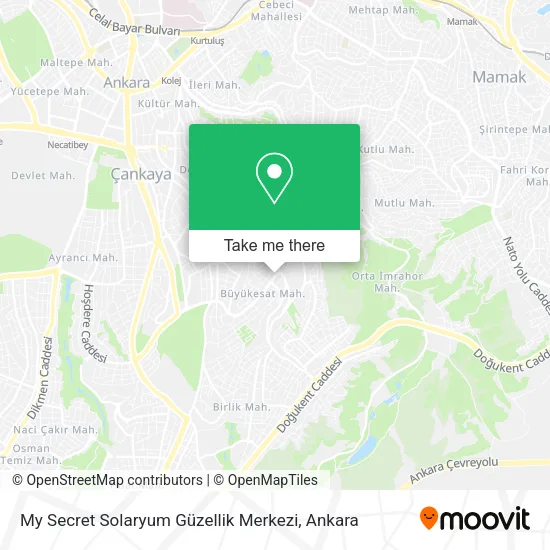 My Secret Solaryum Güzellik Merkezi map