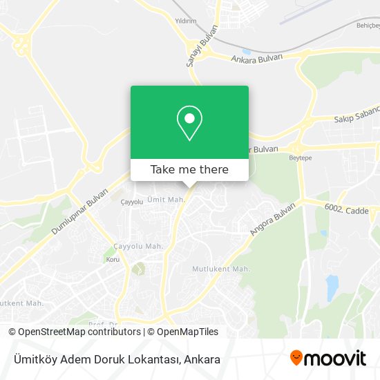 Ümitköy Adem Doruk Lokantası map
