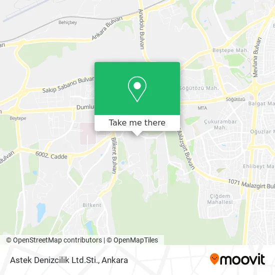 Astek Denizcilik Ltd.Sti. map