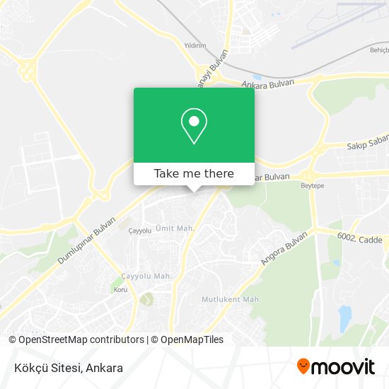Kökçü Sitesi map