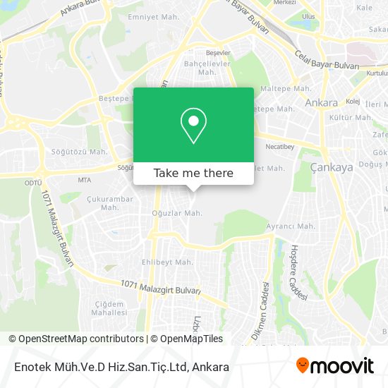 Enotek Müh.Ve.D Hiz.San.Tiç.Ltd map