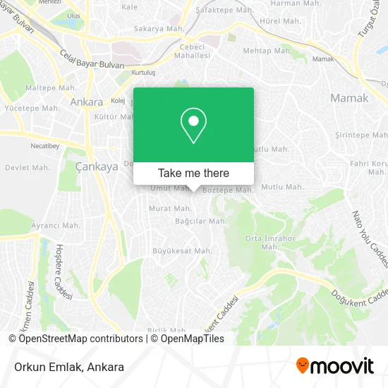Orkun Emlak map