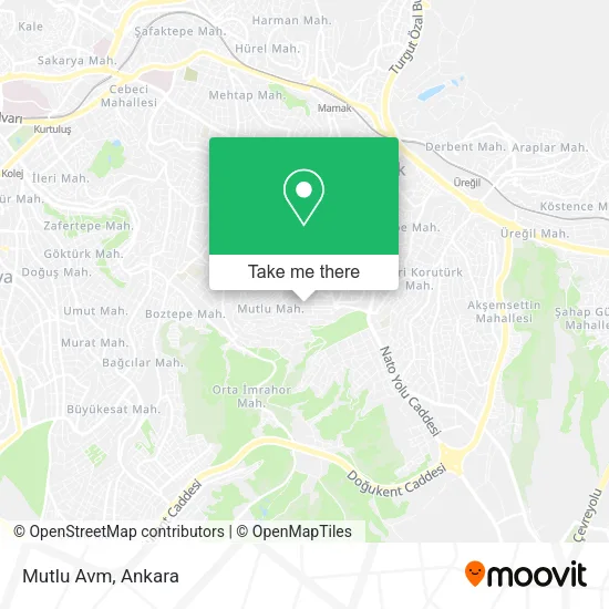 Mutlu Avm map