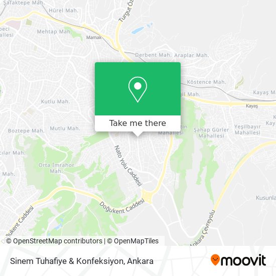 Sinem Tuhafiye & Konfeksiyon map