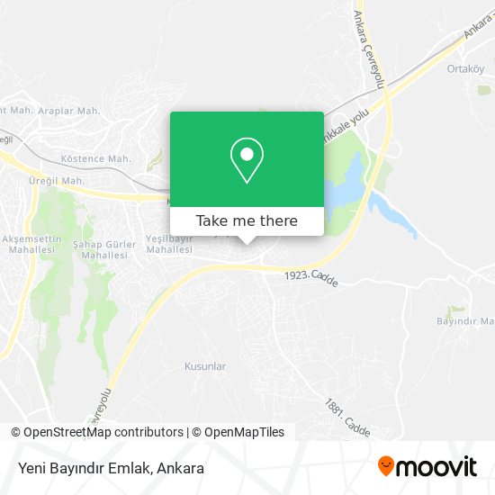 Yeni Bayındır Emlak map