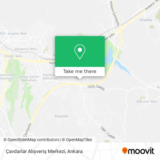 Çavdarlar Alışveriş Merkezi map