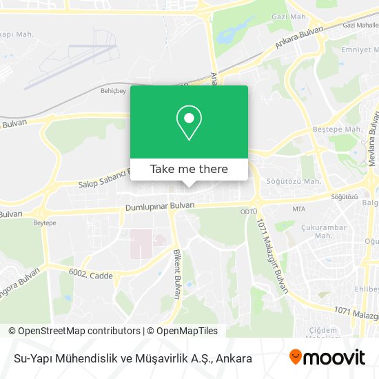 Su-Yapı Mühendislik ve Müşavirlik A.Ş. map