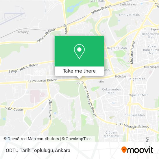 ODTÜ Tarih Topluluğu map