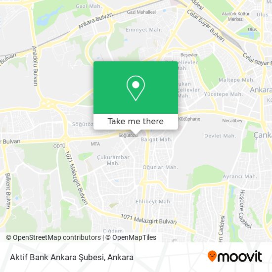 Aktif Bank Ankara Şubesi map