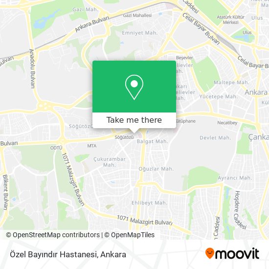 Özel Bayındır Hastanesi map