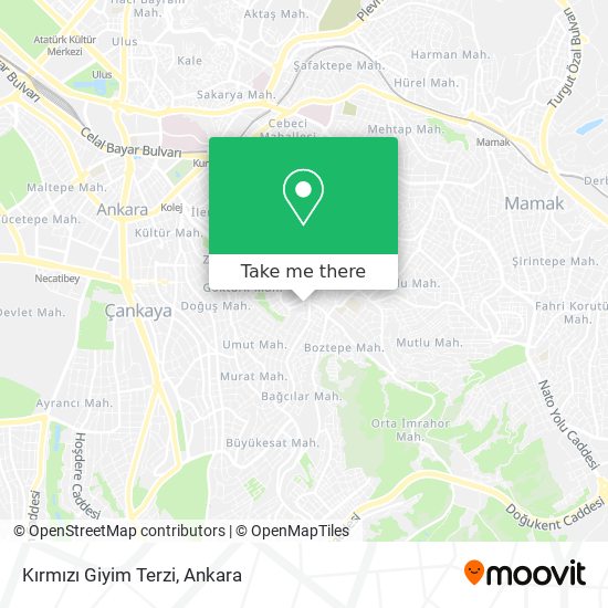 Kırmızı Giyim Terzi map