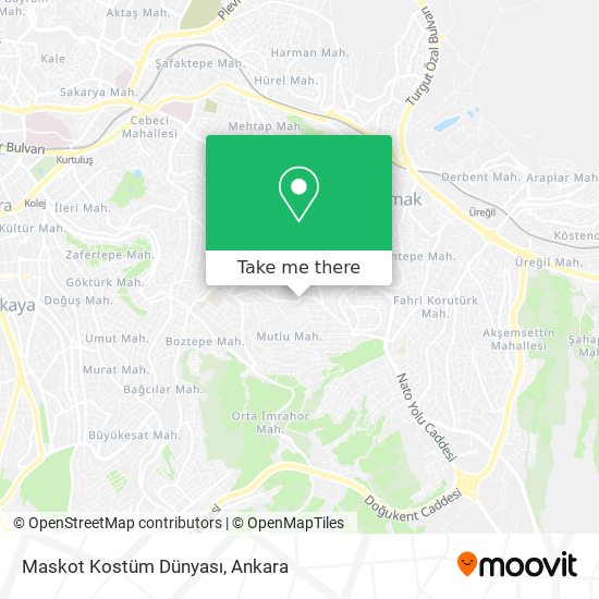 Maskot Kostüm Dünyası map