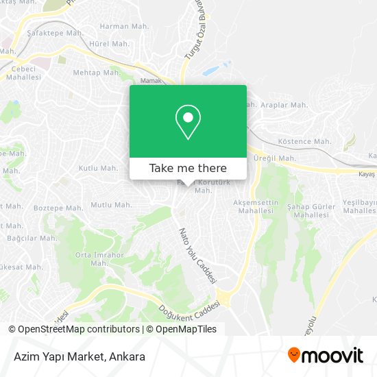 Azim Yapı Market map