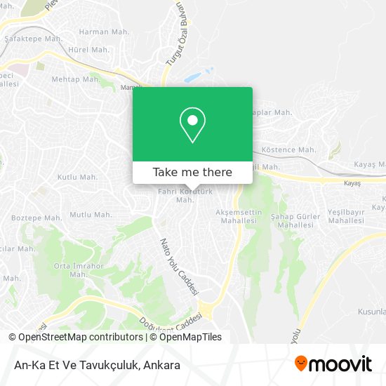 An-Ka Et Ve Tavukçuluk map