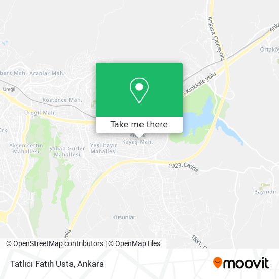 Tatlıcı Fatıh Usta map