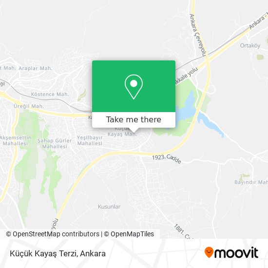 Küçük Kayaş Terzi map
