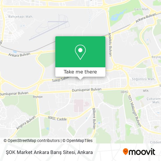 ŞOK Market Ankara Barış Sitesi map