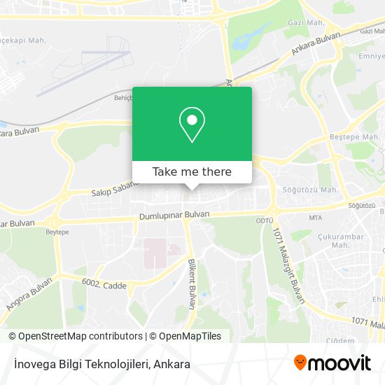 İnovega Bilgi Teknolojileri map