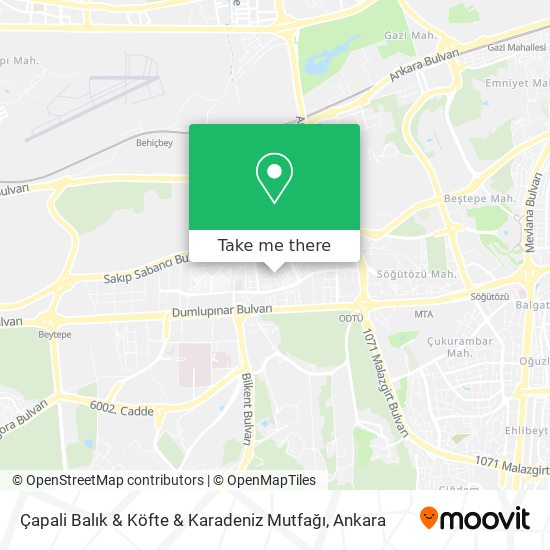 Çapali Balık & Köfte & Karadeniz Mutfağı map