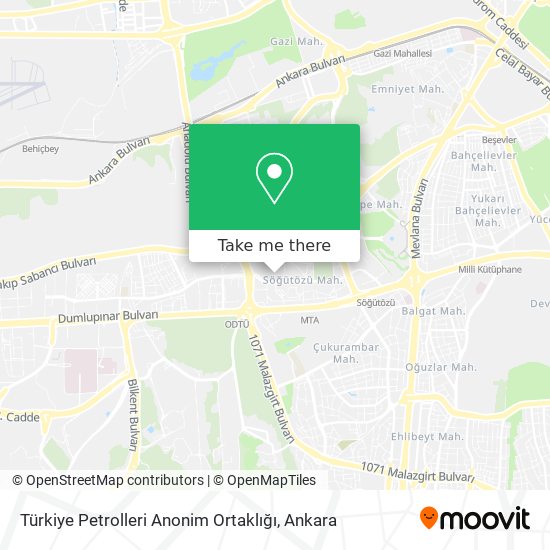 Türkiye Petrolleri Anonim Ortaklığı map