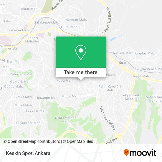 Keskin Spot map