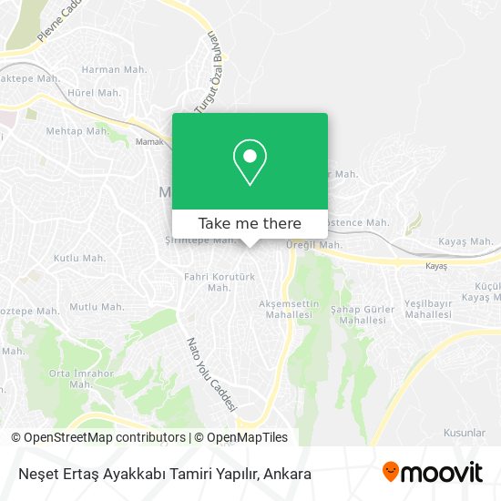 Neşet Ertaş Ayakkabı Tamiri Yapılır map