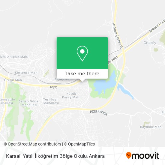Karaali Yatılı İlköğretim Bölge Okulu map