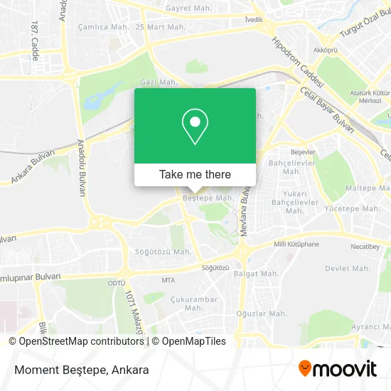 Moment Beştepe map