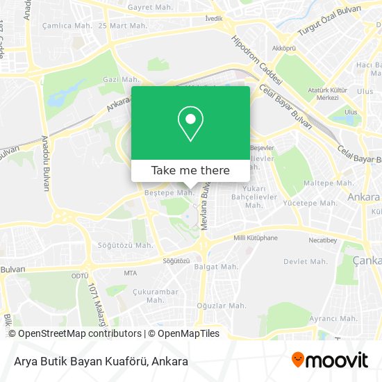 Arya Butik Bayan Kuaförü map