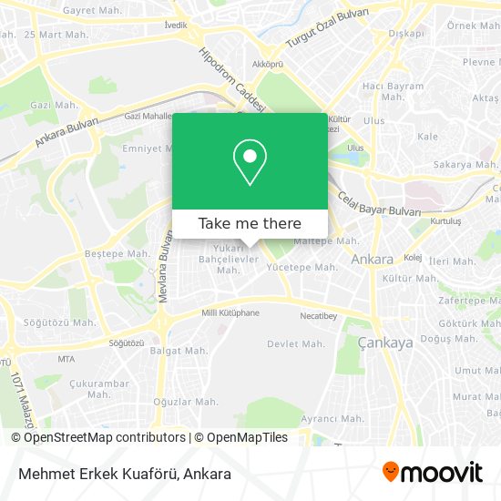 Mehmet Erkek Kuaförü map