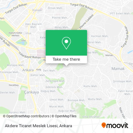 Akdere Ticaret Meslek Lisesi map