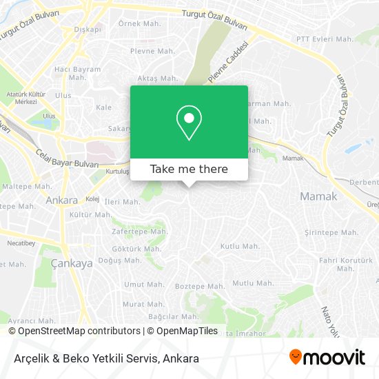 Arçelik & Beko Yetkili Servis map