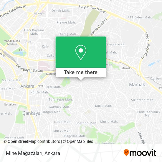 Mine Mağazaları map