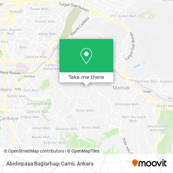 Abidinpaşa Bağlarbaşı Camii map