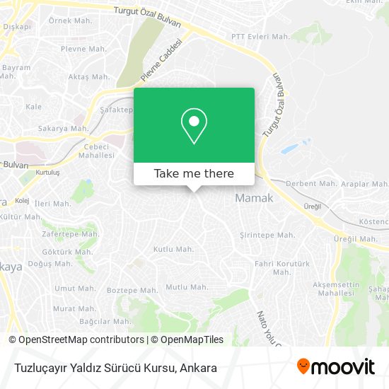 Tuzluçayır Yaldız Sürücü Kursu map