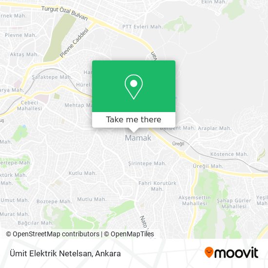 Ümit Elektrik Netelsan map