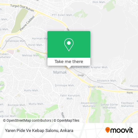 Yaren Pide Ve Kebap Salonu map