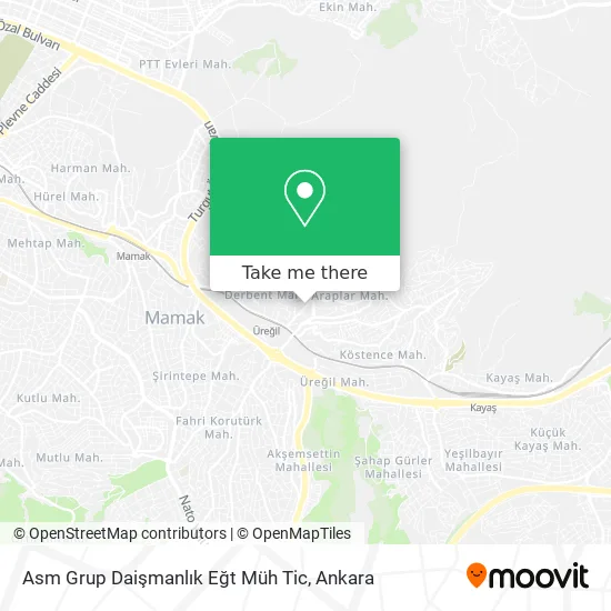 Asm Grup Daişmanlık Eğt Müh Tic map