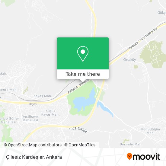 Çilesiz Kardeşler map
